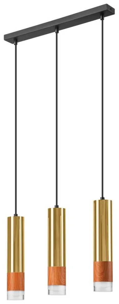 Csillár zsinóron AURELIA 3xGU10/10W/230V