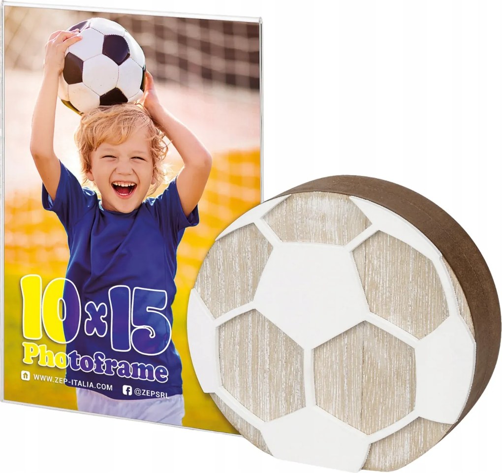 Képkeret 10x15 focilabda ajándék