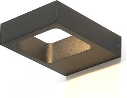RENDL LEA nástěnná černá 230V LED 6W 3000K