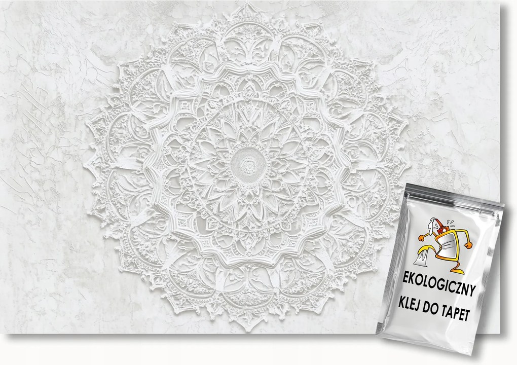 Fotótapéta Flizelina Fal Vakolat Gipsz Mandala Harmónia Zen 200x140 ragasztó