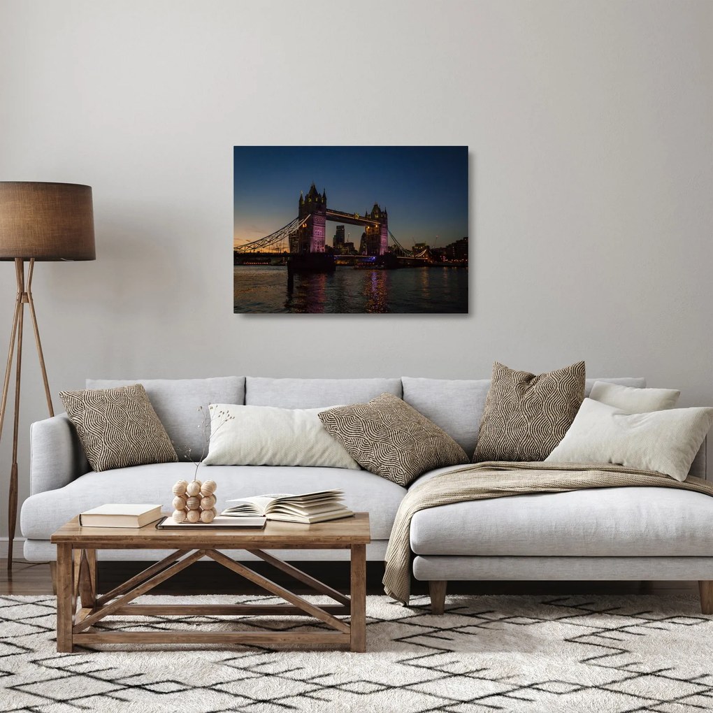 Kép - Tower bridge (üvegen) (70x50 cm)