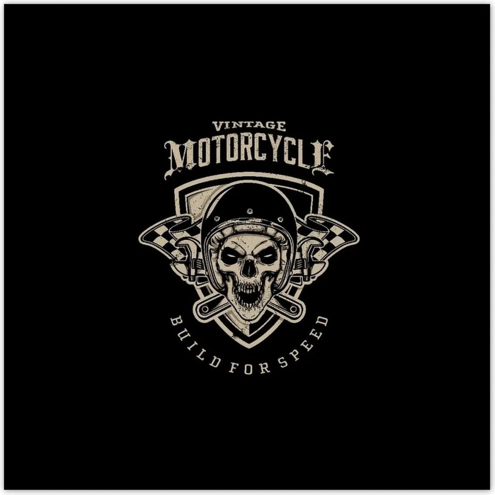 Poszterek 100x100 Motorkerékpáros hangulat