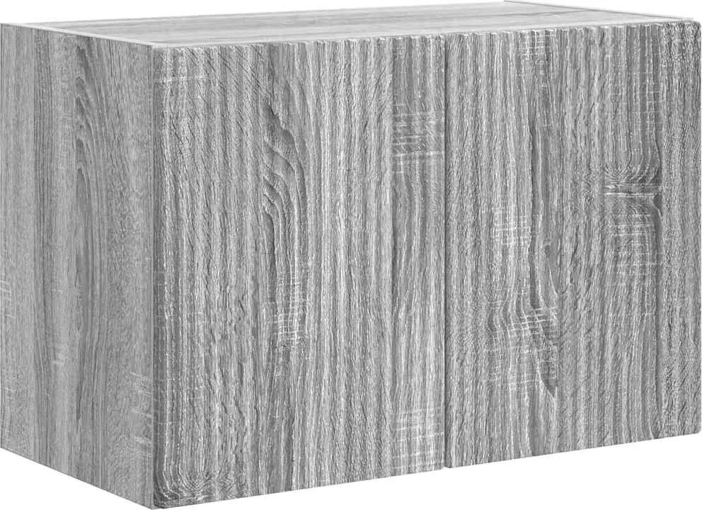 vidaXL TV Fali Szekrény Szürke Sonoma 59,5 x 31 x 40 cm Faanyag