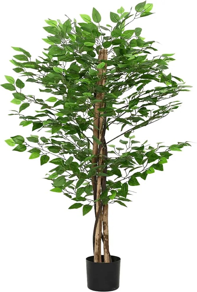 vidaXL zöld mű fikusz fa 788 levéllel 120 cm