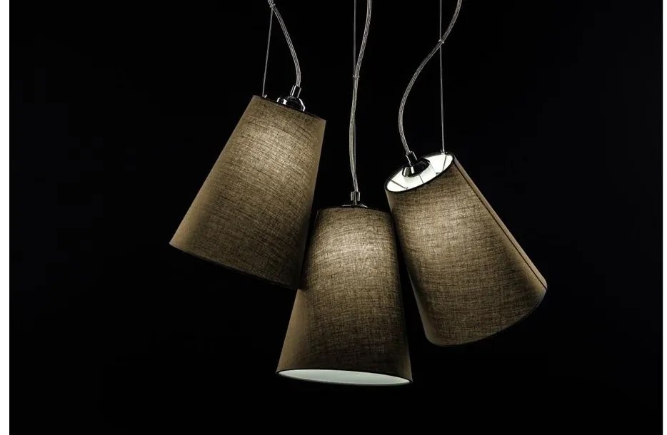 Lámpa Mennyezeti lámpatest KASEL 3, 6229, AC220-240V, 50/60Hz, 3*E27, max.40W, átmérő 46 cm, szürke