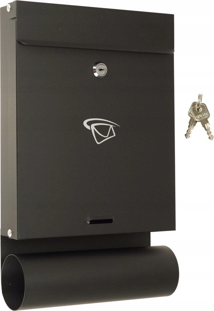 Postaláda Bedobó 40 x 25 CM Nagy Fekete Lengyel