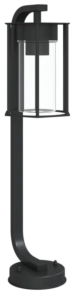 vidaXL fekete rozsdamentes acél kültéri állólámpa 60 cm
