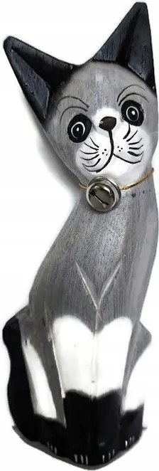 Fa Macska Figura 24,5cm Indonézia /708/