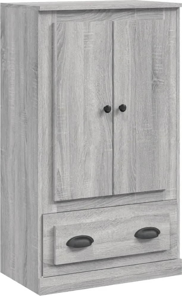 vidaXL szürke sonoma szerelt fa magasszekrény 60x35,5x103,5 cm