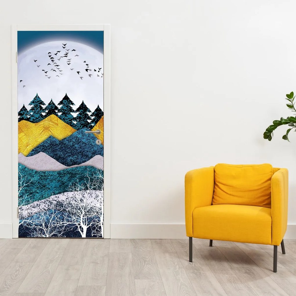 Fotótapéta ajtóra - Sarki táj (95x205cm)