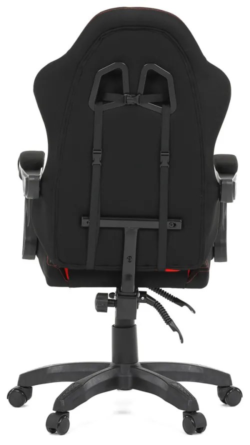 Scaun pivotant de birou Red Gamer cu tapițerie din țesătură. KA-R209
