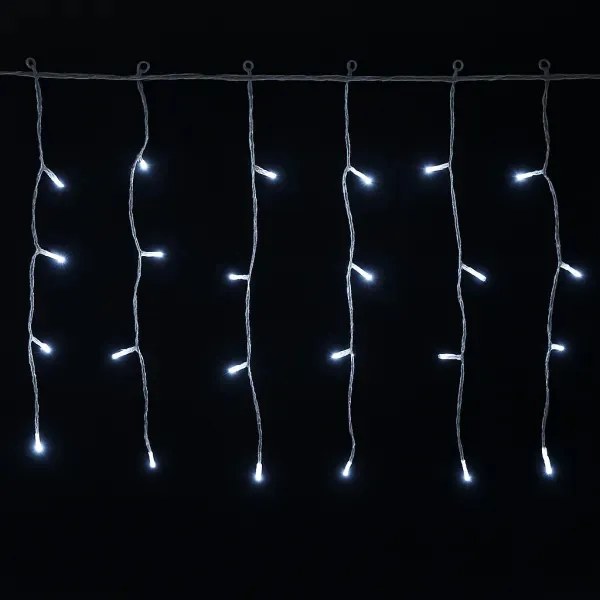 Fényfüzér, hideg fehér, 20m * 0,4m 100 csík, IP44, beltéri és kültéri