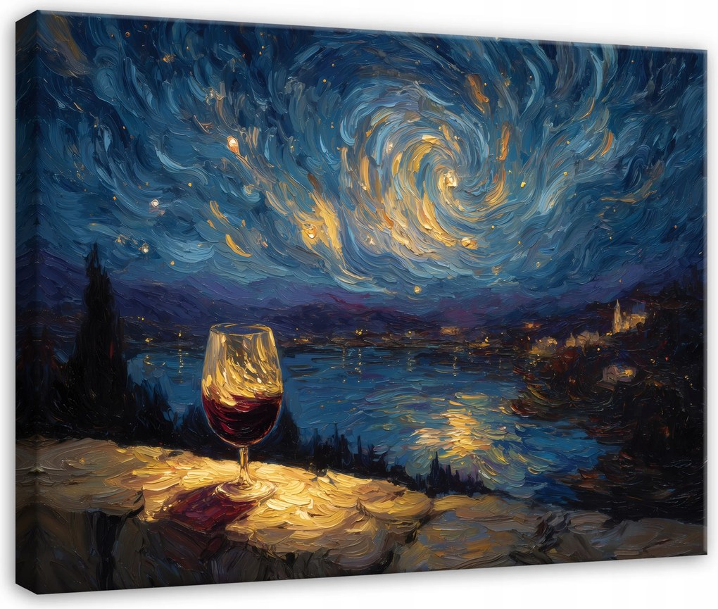 Vászonkép Absztrakt Tájkép Nappali Hálószoba Vászon 40x30