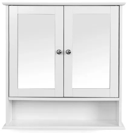 SIERA fehér fali szekrény