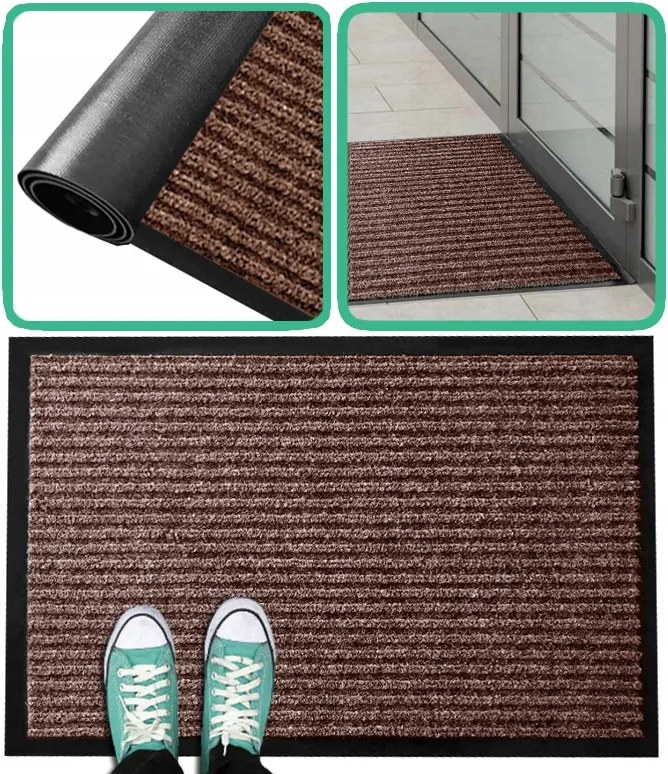 Lábtörlő Bejárati Szőnyeg Kültéri Padlóra 80x120