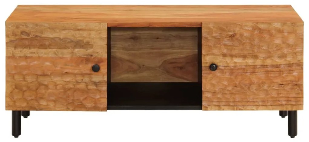 Tömör akácfa dohányzóasztal 100 x 54 x 40 cm