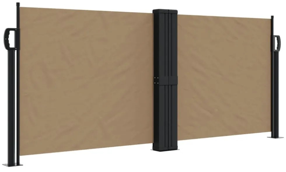 tópszínű behúzható oldalsó napellenző 100 x 1000 cm