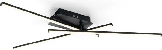 Brilagi - LED mennyezeti lámpatest STRIPES LED/30W/230V fekete