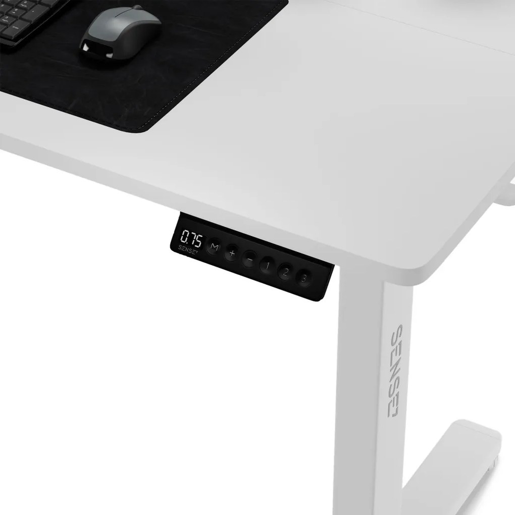 Állítható magasságú elektromos íróasztal Nojo 120x60 fehér