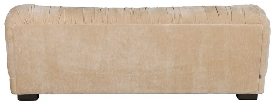 Bézs bársony kanapé 214 cm Douglas – Dutchbone