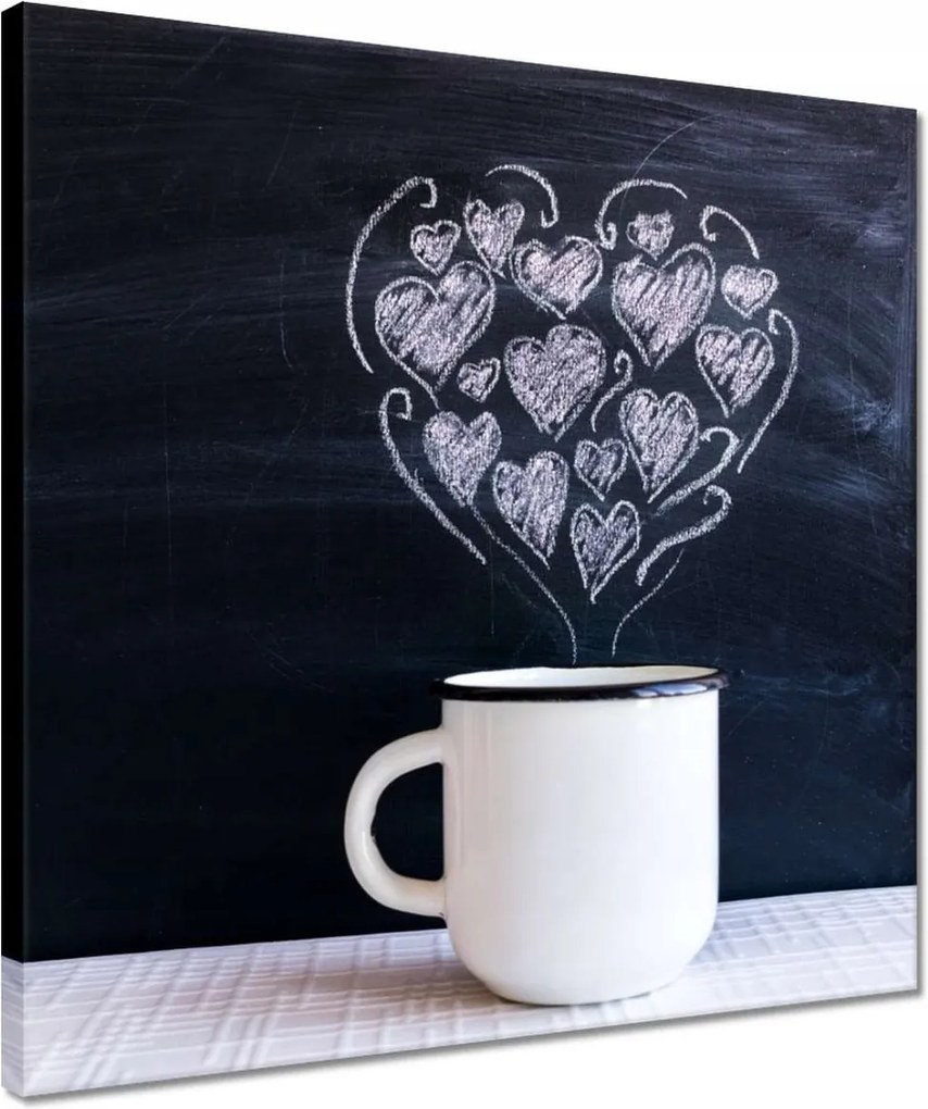 Vászonkép 40x40 Nőnap Ajándék Love