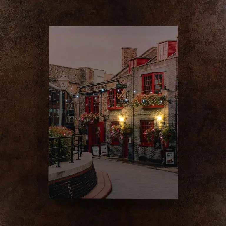 Falikép NEXOS Restaurant 30 x 40 cm - 32x LED