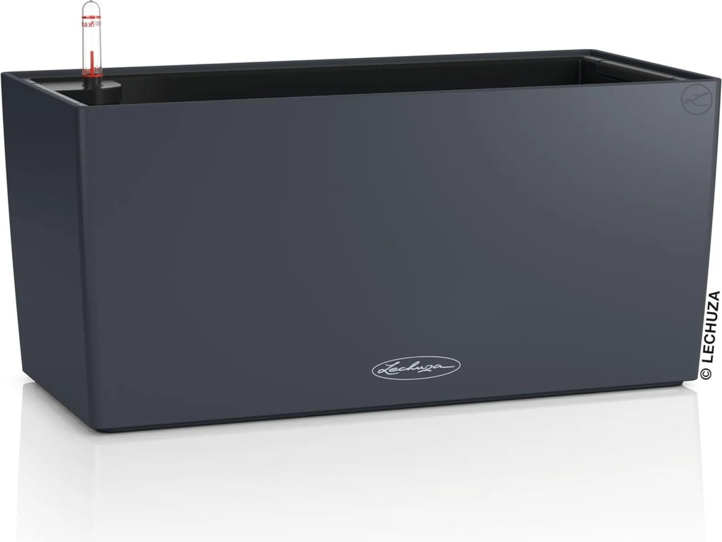 Virágtartó, erkélyláda Balconera color 40 szürke pala Lechuza