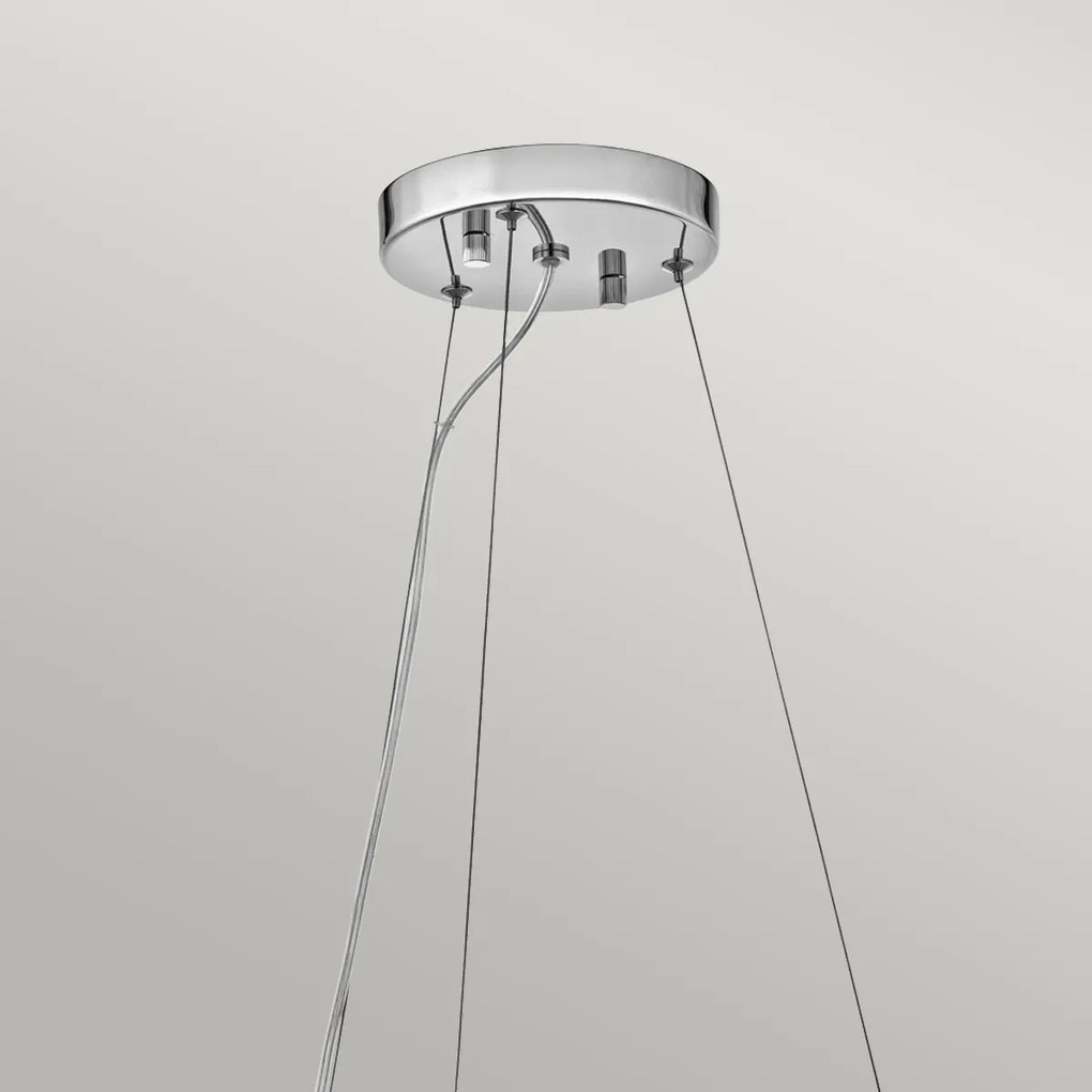 Kichler klasszikus LED függeszték crystal skye króm átlátszó elsklcrystalskyepa IP44
