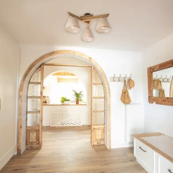 Mennyezeti csillár ANTONIO 3xE14/40W/230V tölgy