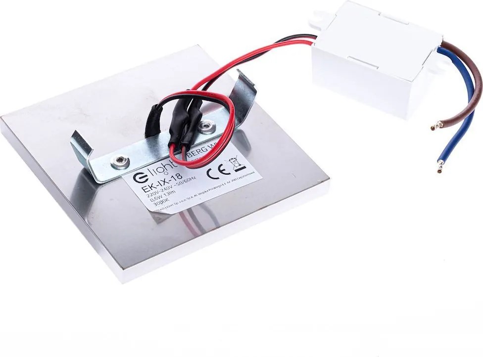 Eko-Light BERG EKS4406 Beépíthető lépcsőházi lámpa 1x0,6W/LED 6500K 15LM IP20