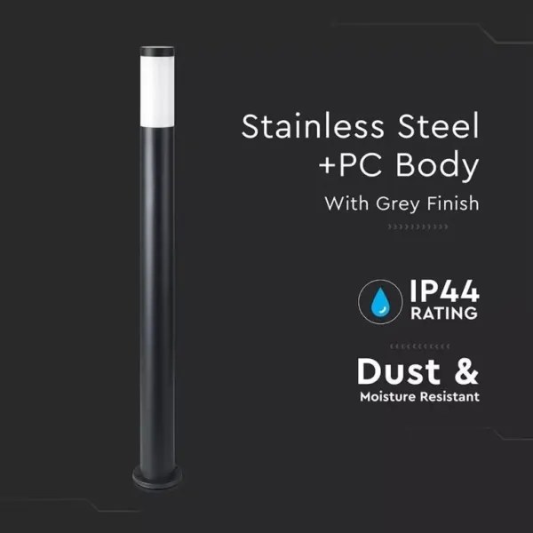 Kültéri lámpa 1xE27/60W/230V IP44 110cm fekete