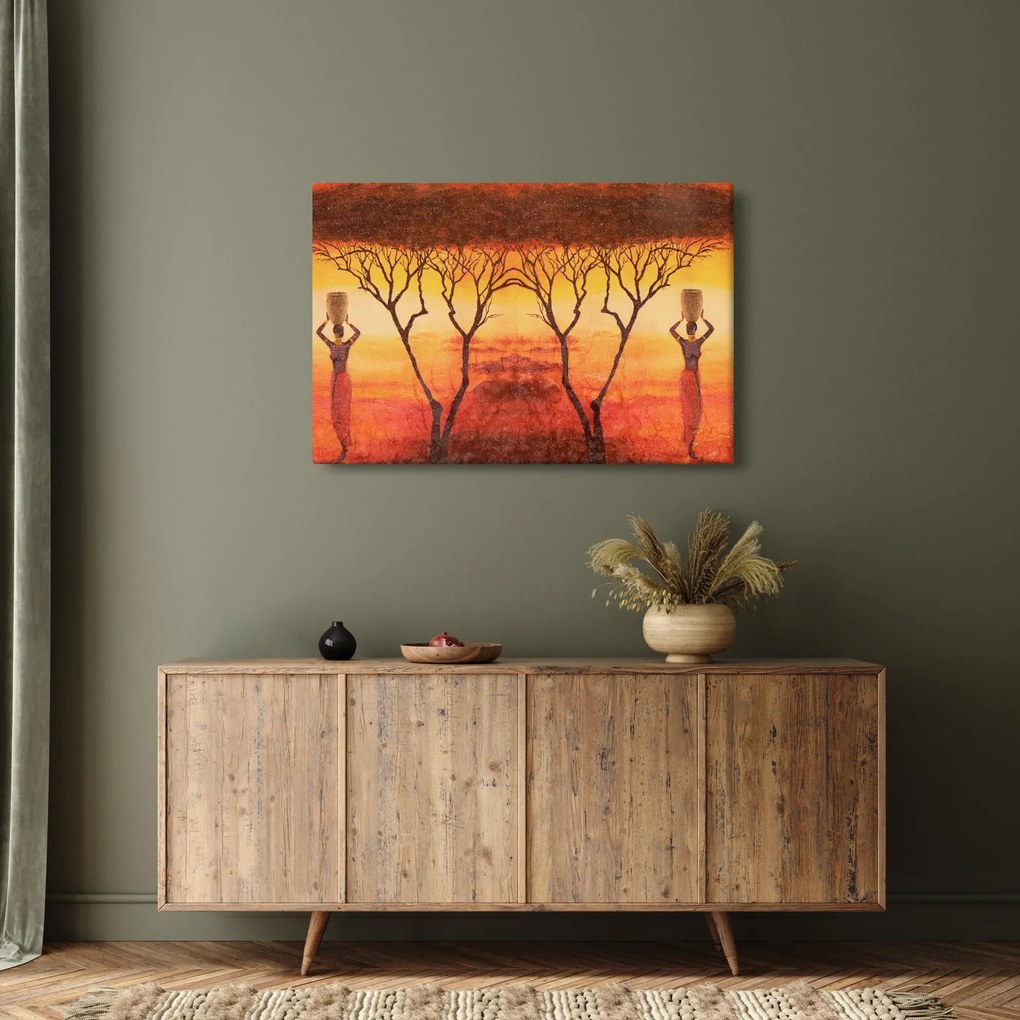 Kép - afrikai szavanna (90x60 cm)