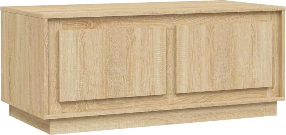 vidaXL sonoma tölgy színű szerelt fa dohányzóasztal 102x50x44 cm