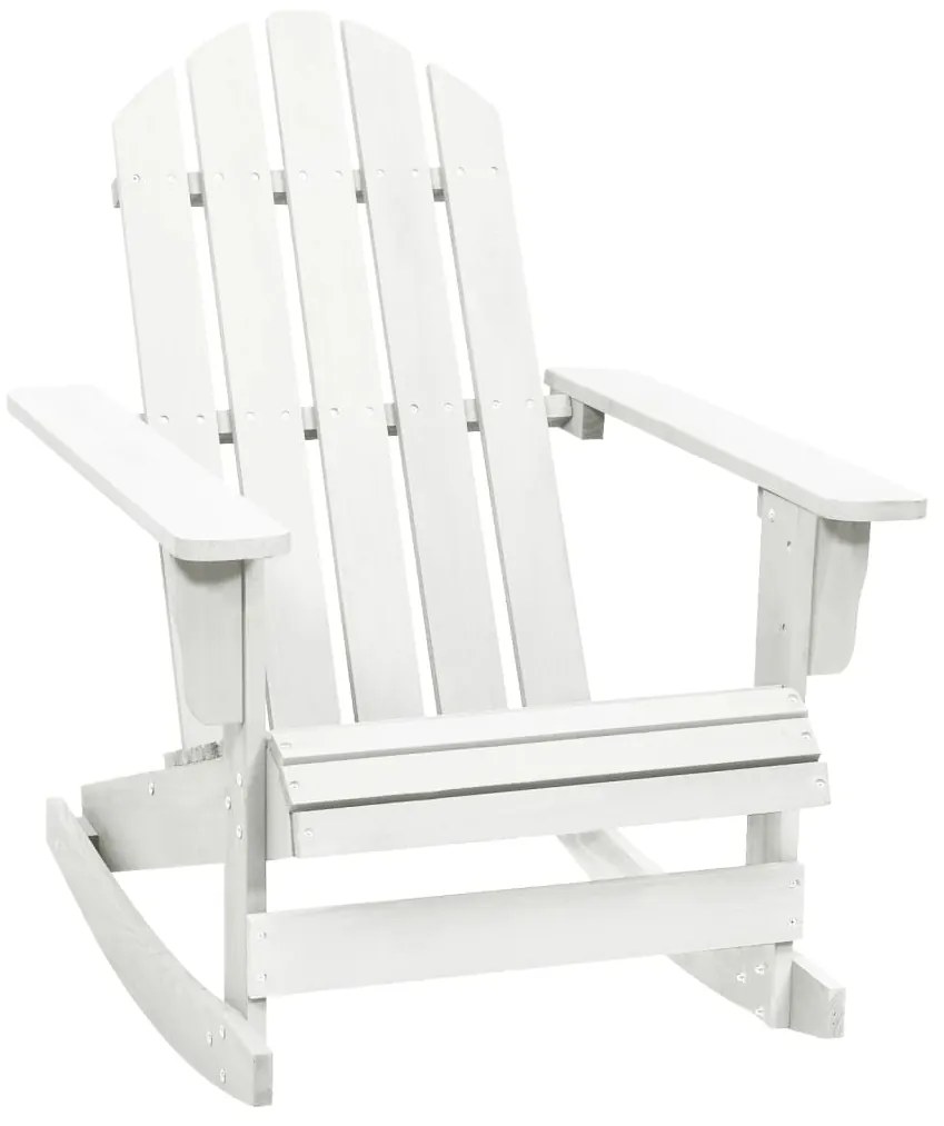 vidaXL fehér kerti fa hintaszék