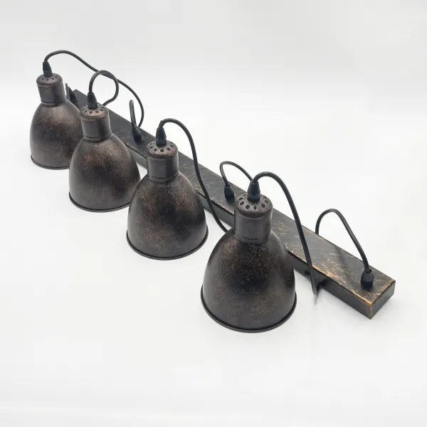 Brilagi - LED csillár kábeles felfüggesztéssel RIDDY 4xE27/60W/230V réz/patina