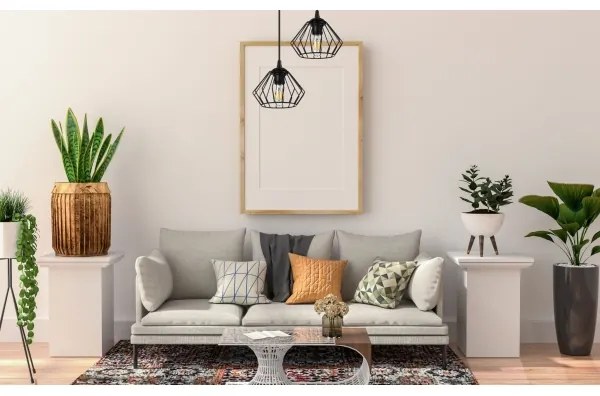 Csillár zsinóron CEED 2xE27/60W/230V