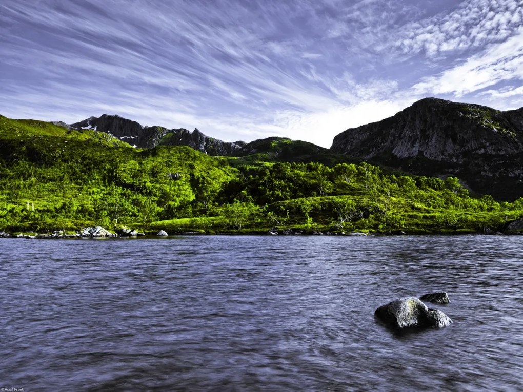 Poszter 40x30cm Hegyvidék a tengerparton 3, Assaf Frank