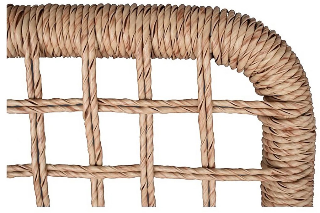 Autronic erkélygarnitúra 1+2, fém, polirattan,natúr, AZ-L1103 NAT