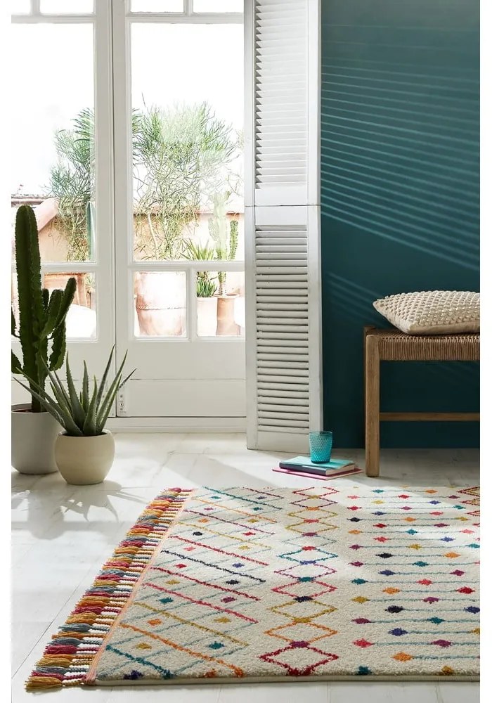 Krémszínű gyerek szőnyeg 200x290 cm Prairie – Flair Rugs