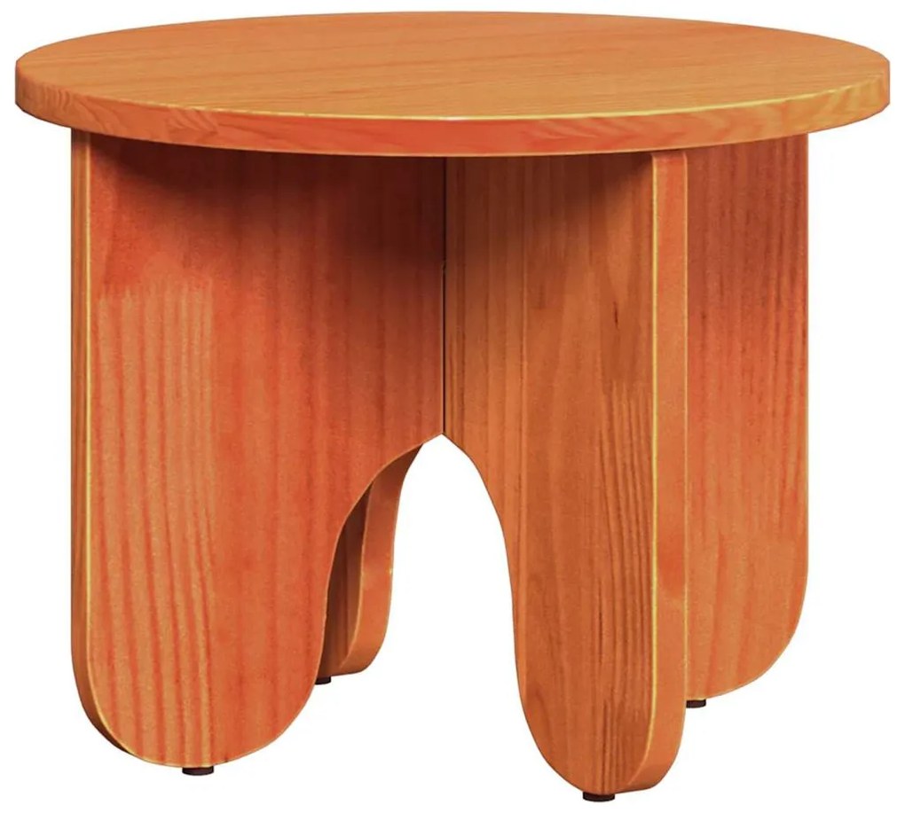 Dohányzóasztal 2 pcs Viaszbarna 39.5 x 39.5 x 30 cm