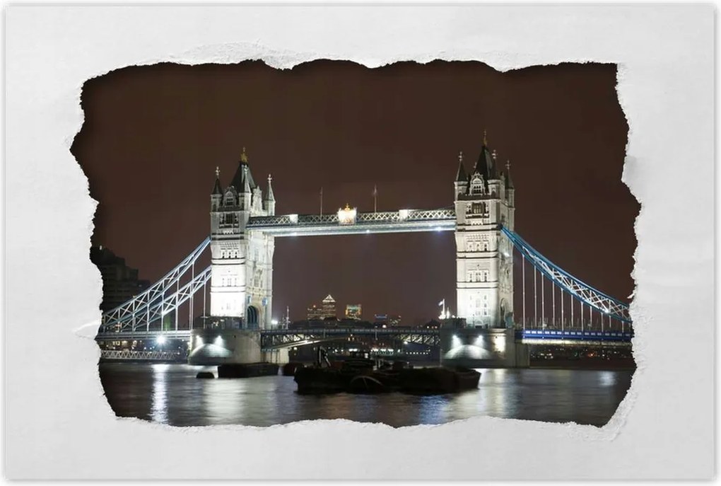 Poszterek 60x40 Megvilágított toronyhíd