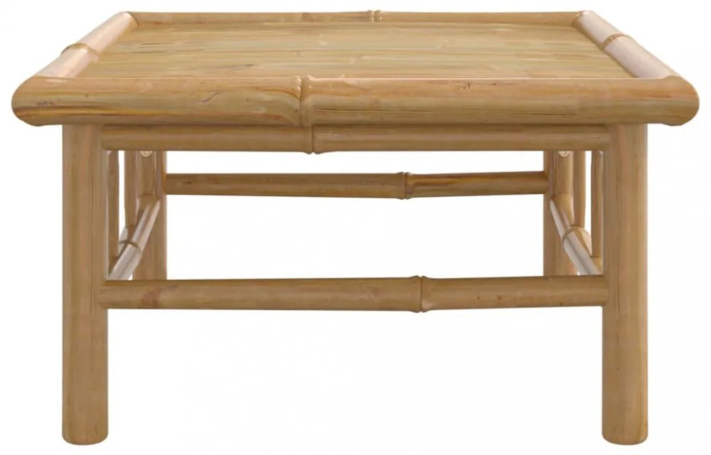 vidaXL bambusz kerti asztal 65 x 55 x 30 cm