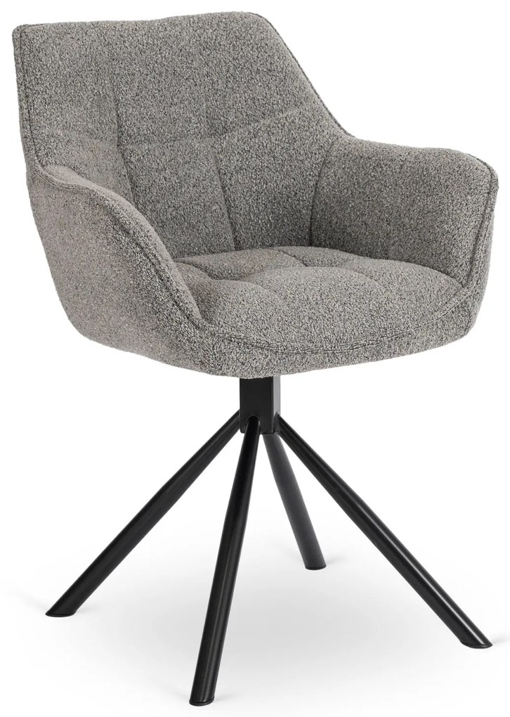 Forgó Étkezőszék Szürke Színben. PEONY