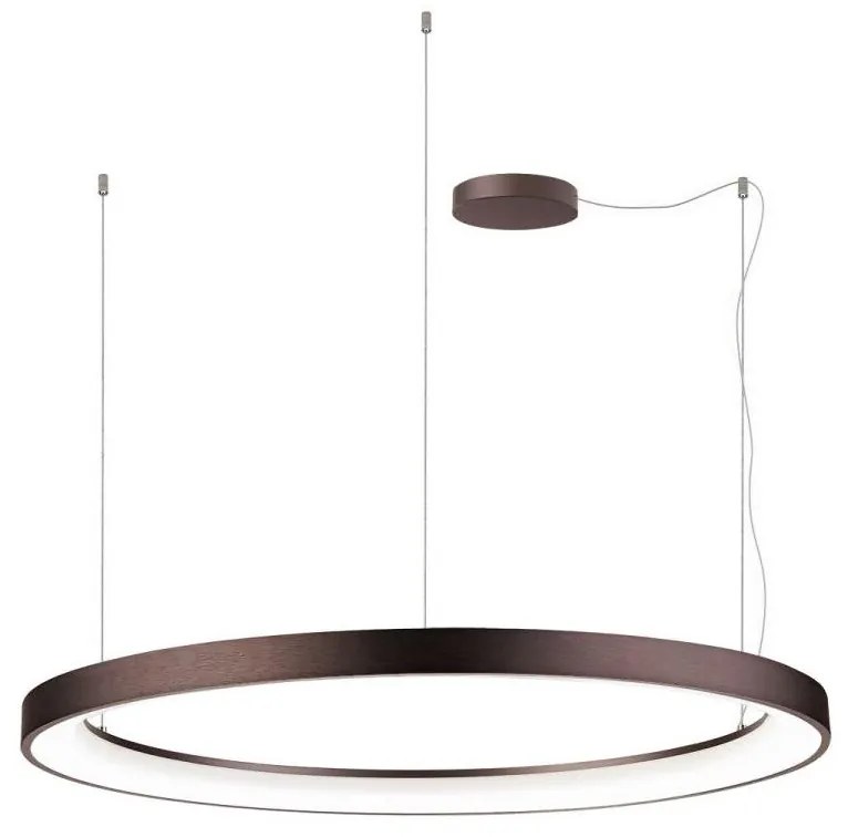 LED2 - LED Dimmelhető csillár zsinóron BELLA LED/80W/230V 3000K/4000K barna