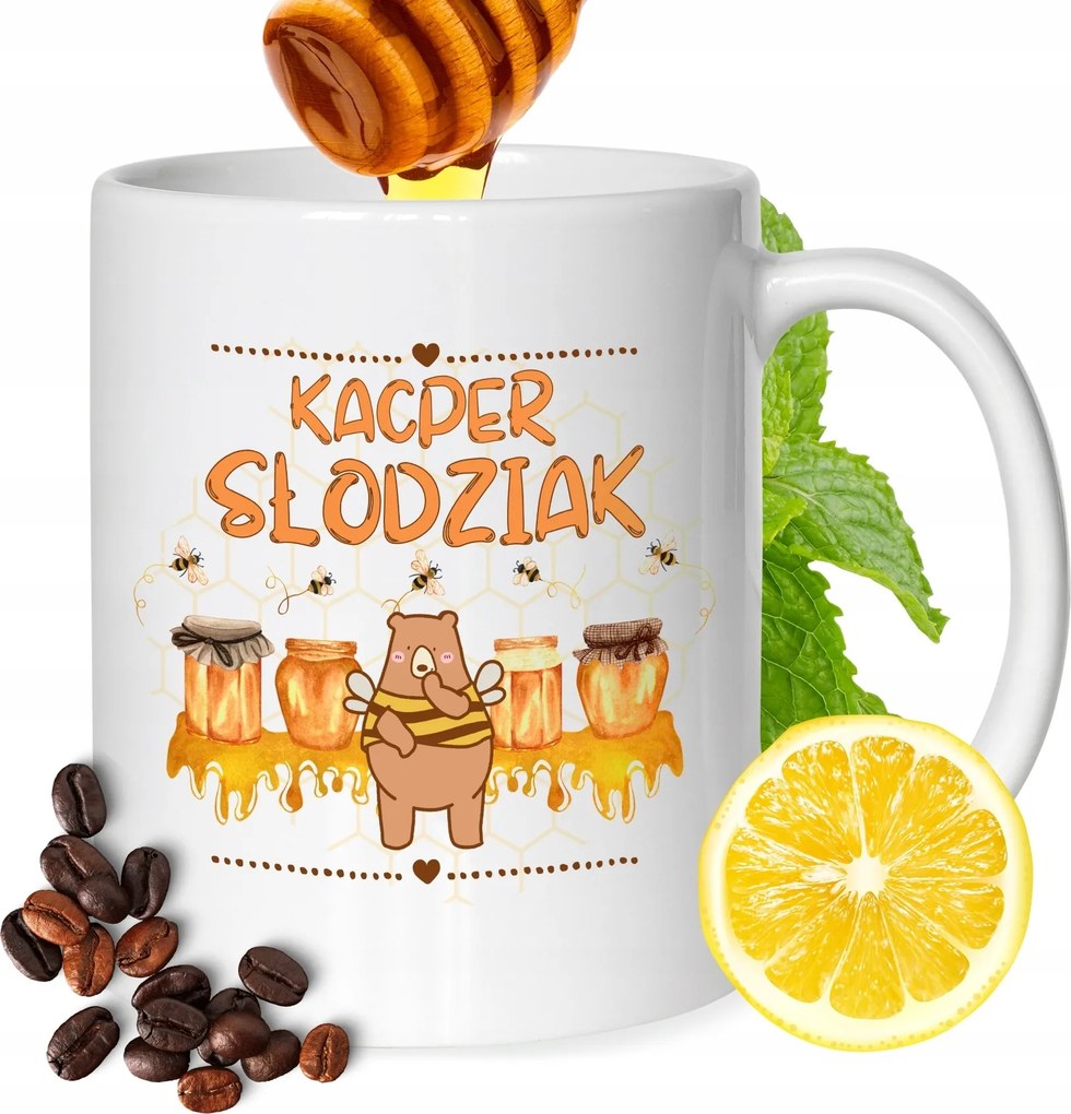 Bögre Kacpra Férj Barátjának Ajándék Nyomtatott Fehér 330ml