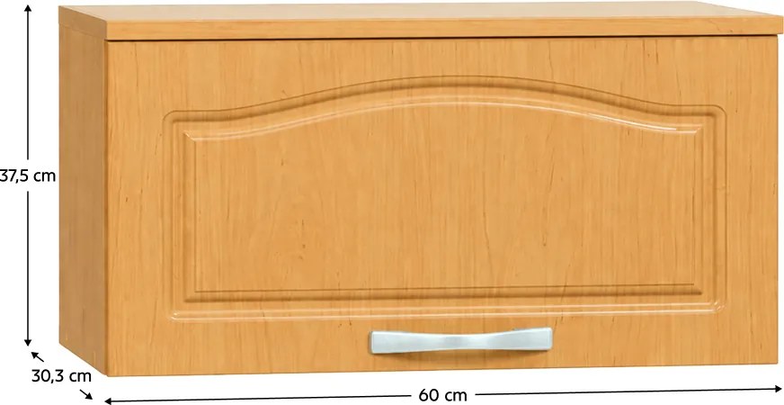 Konyhaszekrény, felső, éger LORA MDF NEW KLASIK W600K