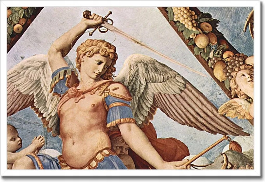 Poszterek keretben 60x40 Mihály arkangyal