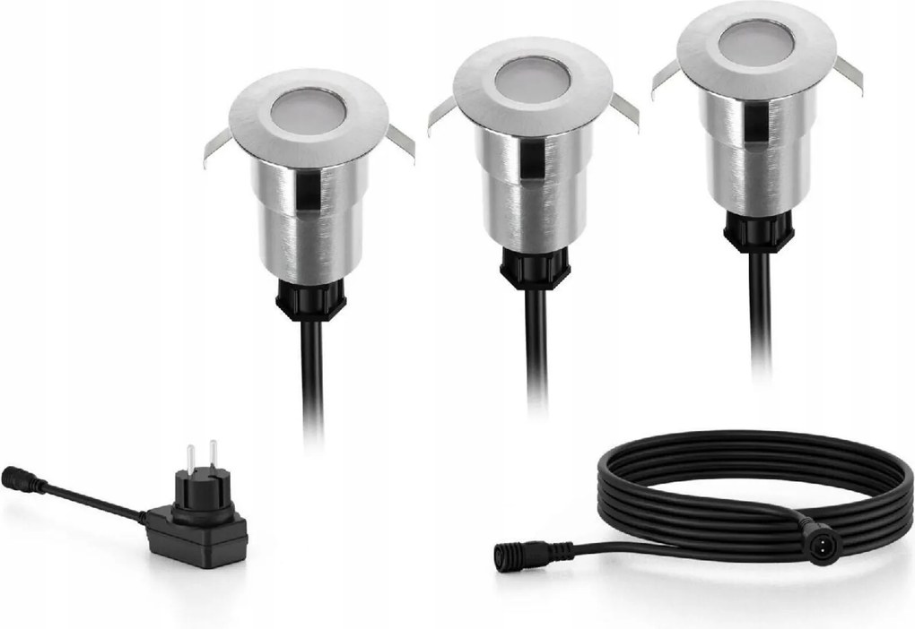 Philips Spore GardenLink kültéri, 3 darabos Led talajlámpa szett, 1W, 2700K, IP6