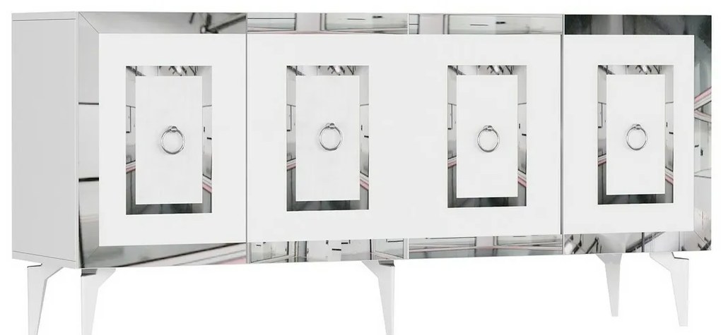 Karya White and Silver szekrény