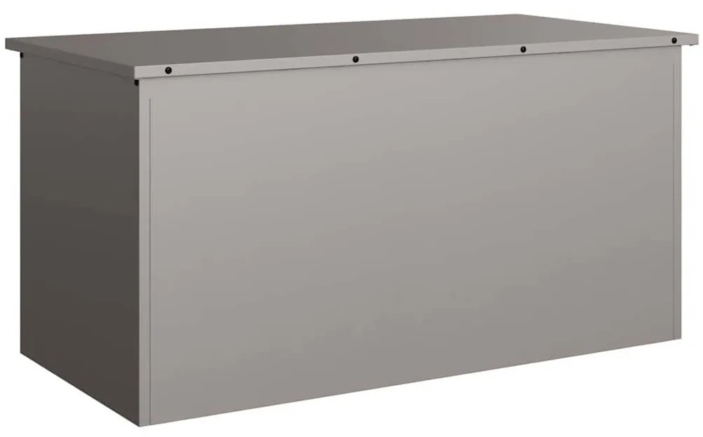 Kültéri Tároló Doboz Barna 100 x 50.5 x 50 cm időjárásálló acél